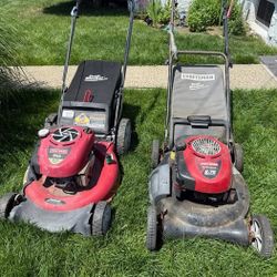 Mechanics Special 2 mowers