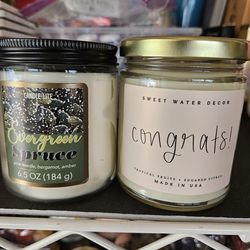 Single Wick Candles. Each