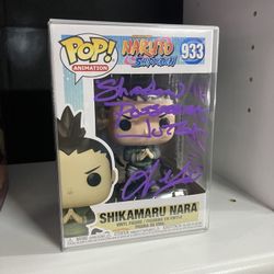 Shikamaru Nara Signed Funko Pop 