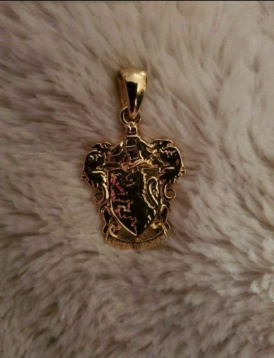 Harry Potter Gold Plated Gryffindor House Pendant