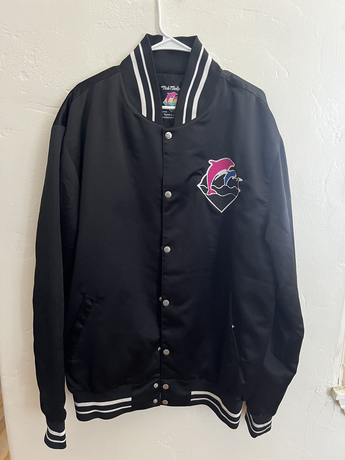 2016 Pink Dolphin Varsity Jacket 3xl