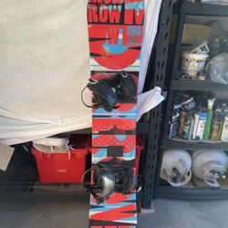 Snowboard Men's 155cm, Bindings & Boots