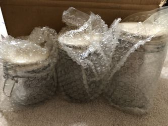 3 piece William Sonoma mason jar set