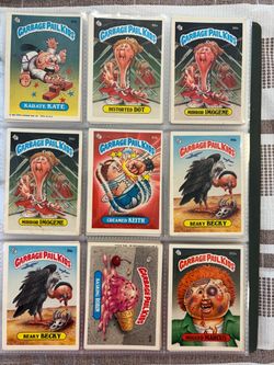 Garbage Pail Kids Vintage 1986 Trading Cards Lot of 115.