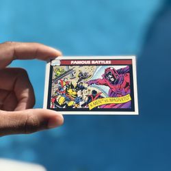 1990 Marvel Famous Battles X-Men vs. Magneto #100 🌀⚡