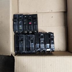 circuit breakers all of them for 30 dollars all working
