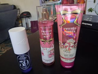 cream and fragance mist