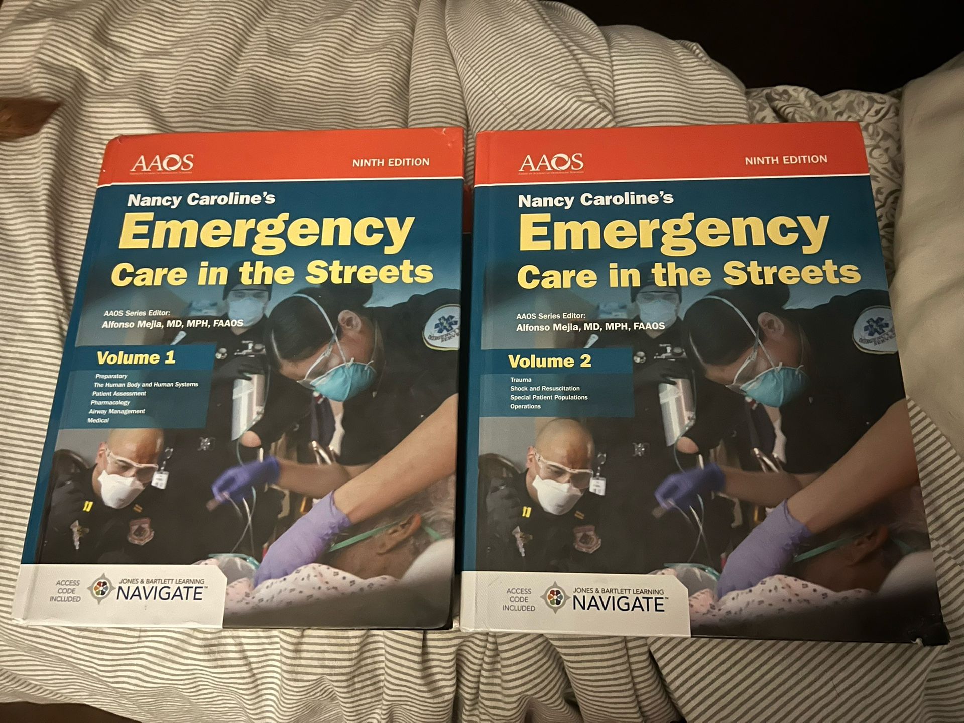 Paramedic Textbooks - Nancy Caroline’s Emergency Care In The Streets Vol. 1 & 2