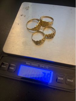 10k gold nuggets rings
