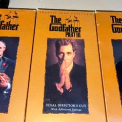 80's Rule! 
Vintage VHS: The Godfather Trilogy 