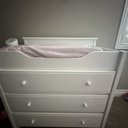 White Changing table 