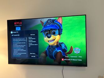 65 Inch Samsung Crystal DU7200 4K UHD Smart TV