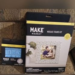 New Mosiac Frame Kit & Concrete Stamps 