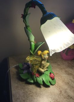 Vintage Tinker bell lamp