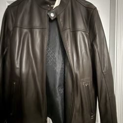 men's leather jacket