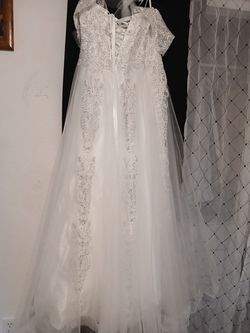 Wedding Dress new  2xl