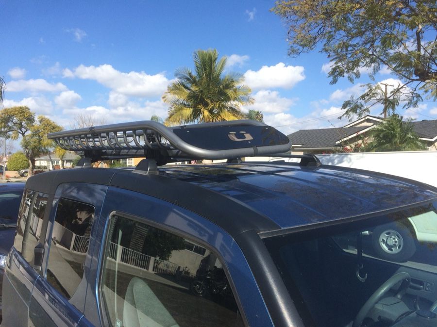 Kuät mini skinny roof cargo basket. 24wide x 60 long. Can also carries one bike via fork mounted skewer. Great condition, 6 months old.