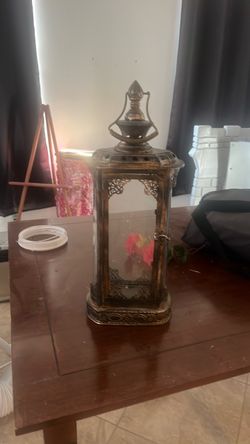 Decorative Antique-Style Metal Lantern