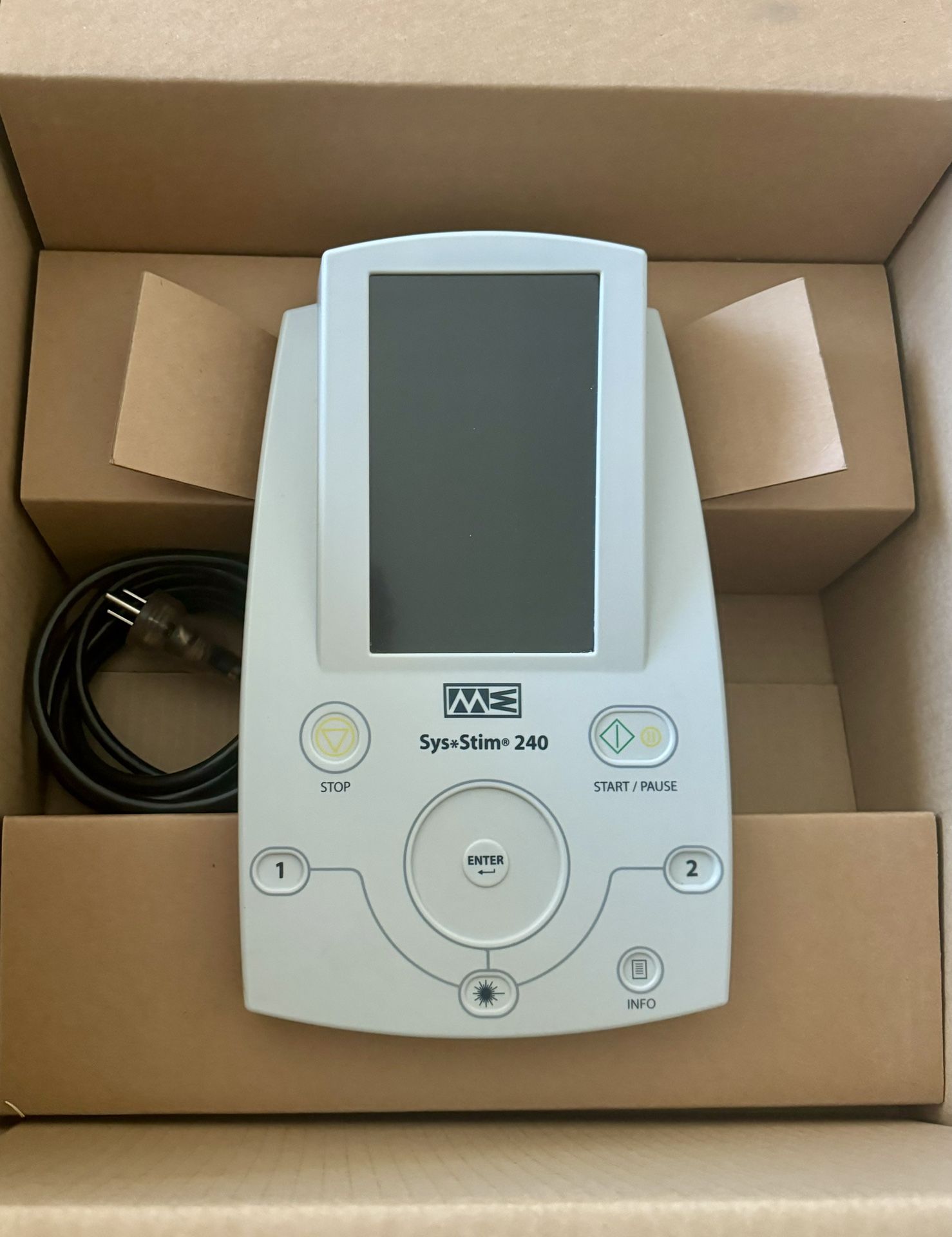 Mettler Electronics Sys*Stim 240 Sys Stim * EUC Mettler Electronics Laser Sys*Stim 240 Sys * Neuromuscular Stimulator