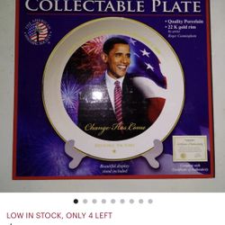 President Obama Limited Addition Authenticity Plate W/ Proof