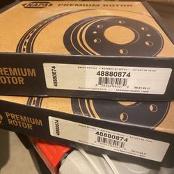 Audi A3 Vw GTi Golf Jetta Beetle Eos See Photo For Specs - NAPA PREMIUM REAR BRAKE ROTOR SET