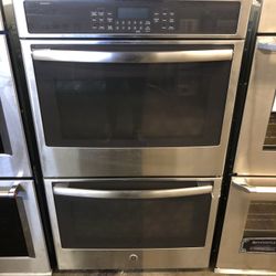 GE Profile 30” Stainless Steel Double Wall Oven 