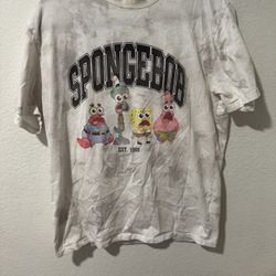 hollister x spongebob shirt