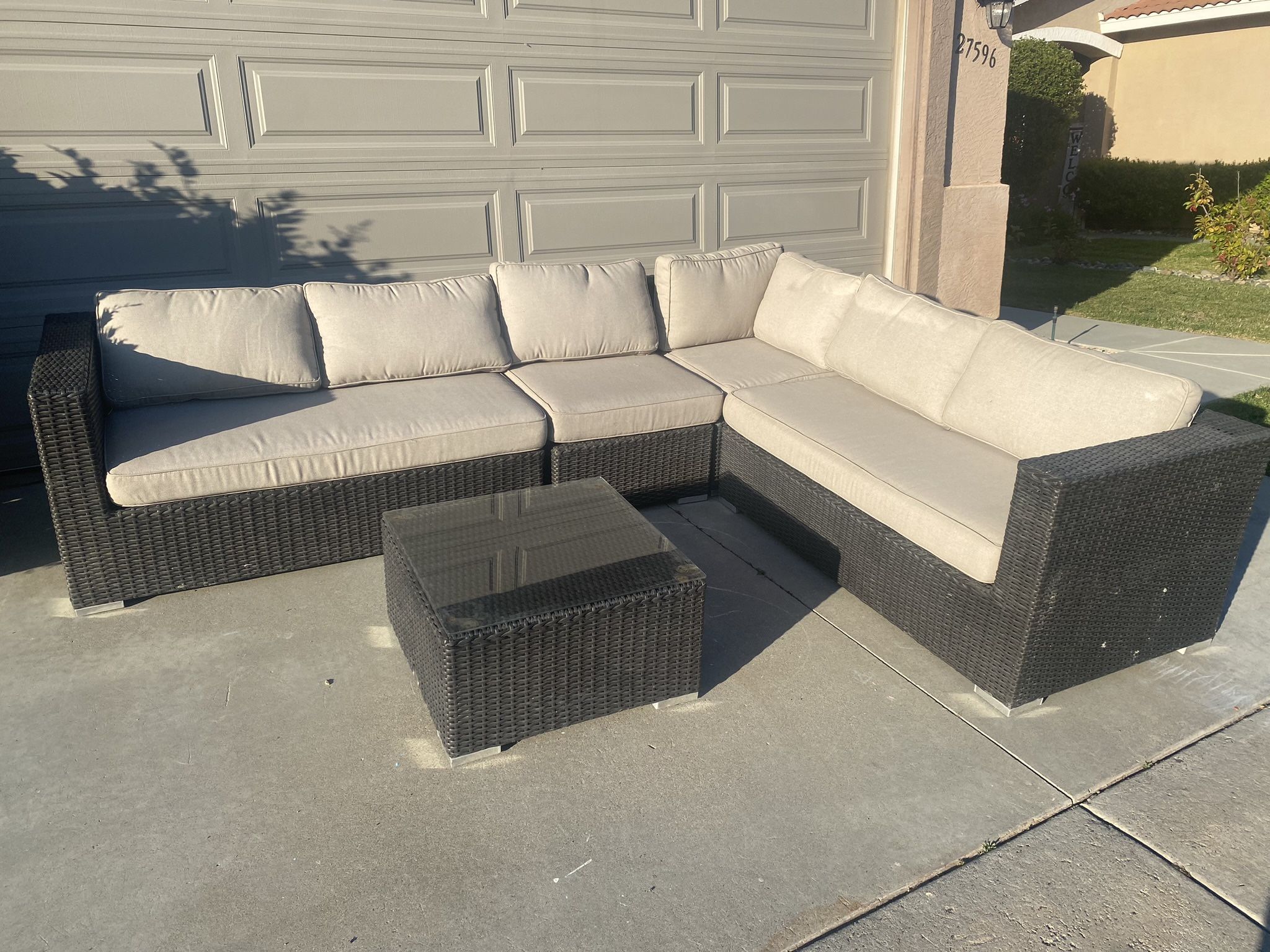 Patio Sectional Couch 