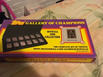 Topps gallery of champions 1988 collection