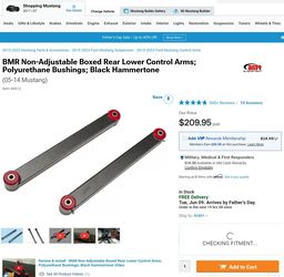 BMR lower control arms Mustang 2005-2014