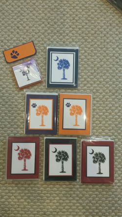 Handmade cards Clemson, USC