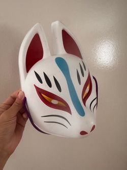 Japanese Kitsune Fox Mask 🦊 Halloween / Cosplay Prop