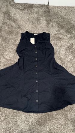 Universal thread black 1X dress with pockets