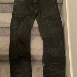 Levi 501 Charcoal Jeans