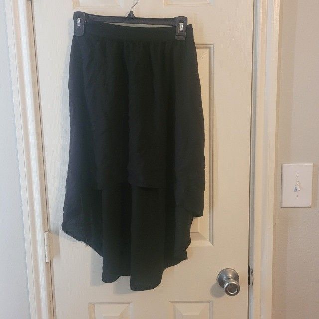  Black High Low Mossimo Skirt XS