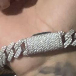 Moissanite 925 Bracelet Iced Out 