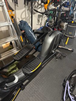 It’s a 2018 NordicTrack E7.7 Power Incline Elliptical Trainer