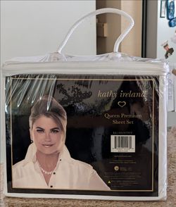 KATHY IRELAND Queen Premium Sheet Set - Brand New