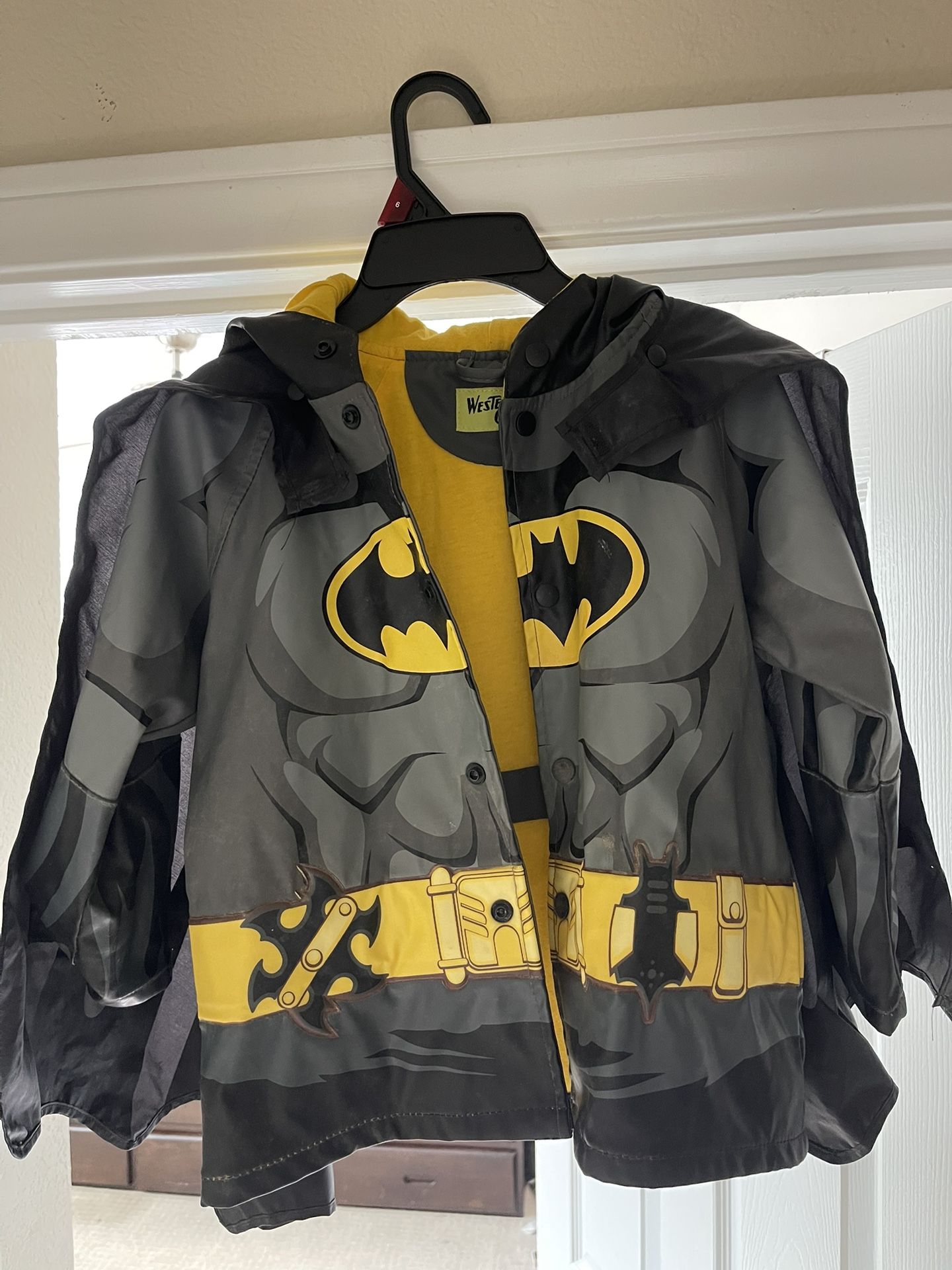 4T Batman rain coat 