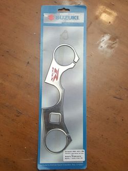 GSXR 600/750 chrome triple tree trim OEM