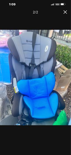 New blue car seat