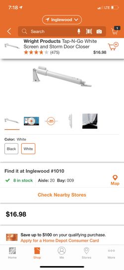 Tap And Go Storm Door Closer 