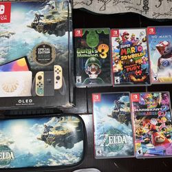 OLED Nintendo Switch Tears Of The Kingdom Edition 