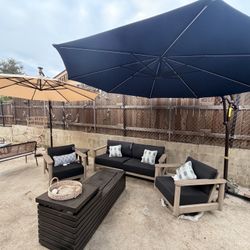 11ft Solar Umbrella /firepit