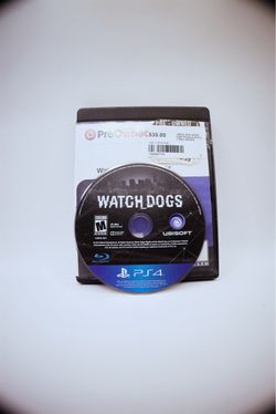 Watch Dogs PS4 Game