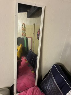 3 White Mirrors and 1 Pink mirror