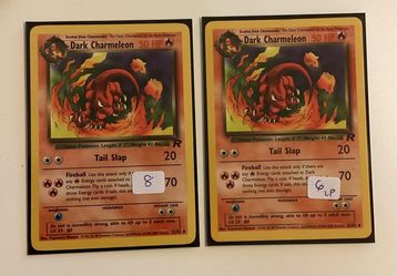 Dark Charmeleon Pokemon Cards Lot of 2