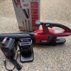 Toro Flex-Force 60-volt max 605-CFM 157-MPH Battery Handheld Leaf Blower 4 Ah