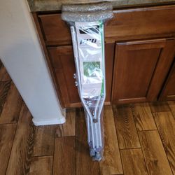 3 sets of crutches. 2 new, one lightly used