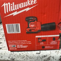 Milwaukee Sheet Sander M18  18v New 